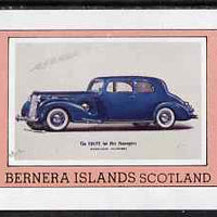 Bernera 1980 Vintage Cars imperf souvenir sheet (£1 value) unmounted mint