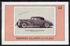 Bernera 1980 Vintage Cars imperf deluxe sheet (£2 value) unmounted mint