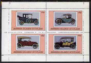 Bernera 1980 Vintage Cars perf set of 4 values (20p to 60p) unmounted mint