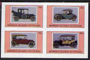 Bernera 1980 Vintage Cars imperf set of 4 values (20p to 60p) unmounted mint