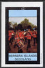 Bernera 1981 Soldiers (Marching Band) imperf deluxe sheet (£2 value) unmounted mint