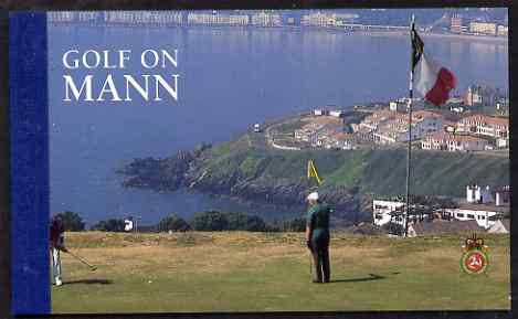 Isle of Man 1997 Golf £4.54 booklet complete and very fine, SG SB46