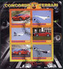 Benin 2007 Concorde & Ferrari #1 perf sheetlet containing 6 values fine cto used