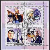 Guinea - Bissau 2006 Pioneers of Space perf sheetlet containing 4 values fine cto used