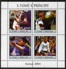 St Thomas & Prince Islands 2004 Athens Olympic Games perf sheetlet containing 4 values unmounted mint, Mi 2639-42