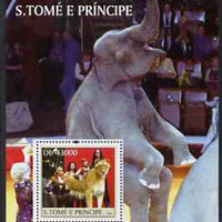 St Thomas & Prince Islands 2004 Moscow Circus perf s/sheet containing 1 value unmounted mint,Mi BL 522