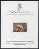 Zambia 1989 Reed Frog 2k85 imperf proof mounted on Format International proof card as SG 569