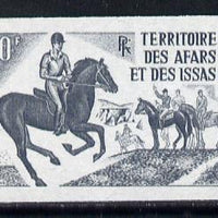 French Afars & Issas 1970 Pony Trekking 60f unmounted mint IMPERF colour trial proof (several colour combinations available but price is for ONE) as SG 552