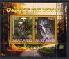 Malawi 2008 Owls of the World perf sheetlet #5 containing 2 values with Scout Logo fine cto used