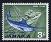 Jamaica 1964-68 Blue Marlin (Sport Fishing) 3s fine cds used SG229