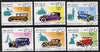 Laos 1982 Classic Cars perf set of 6 fine cto used, SG 599-604