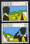 Ireland 1977 Scouting & Guiding perf set of 2 unmounted mint, SG 409-10