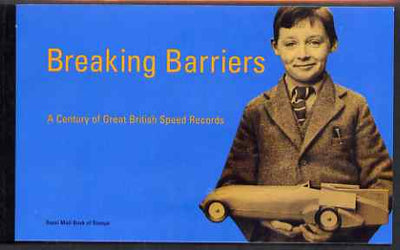 Great Britain 1998 Breaking Barriers £6.16 Prestige booklet complete and very fine, SG DX21