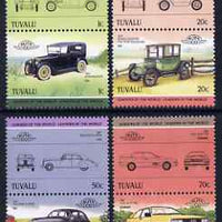 Tuvalu 1985 Cars #2 (Leaders of the World) set of 8 unmounted mint SG 321-28