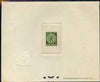 French Guiana 1947 Postage Due 30c olive-green Epreuves deluxe proof sheet in issued colour with Official French Colonies impressed die stamp (from very limited printing) being the first item to feature a Frog, as SG D245