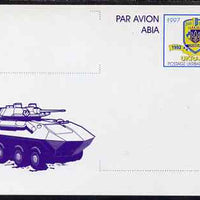 Ukraine 1997 40c postal stationery card showing Military Personnel Carrier very fine unused