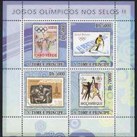 St Thomas & Prince Islands 2008 Olympic Games on Stamps #2 perf sheetlet containing 4 values unmounted mint