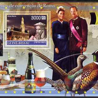 Guinea - Bissau 2008 Europa - 50 Years of Treaty of Rome - Belgium perf souvenir sheet unmounted mint