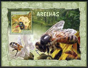 Mozambique 2007 Bees perf souvenir sheet unmounted mint Yv 150