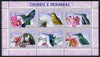 Mozambique 2007 Humming Birds & Orchids perf sheetlet containing 6 values unmounted mint Yv 2378-83