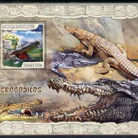 Mozambique 2007 Crocodiles perf souvenir sheet unmounted mint Yv 159