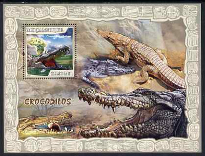 Mozambique 2007 Crocodiles perf souvenir sheet unmounted mint Yv 159