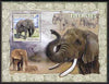 Mozambique 2007 Elephants perf souvenir sheet unmounted mint Yv 162