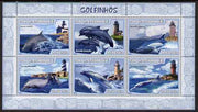 Mozambique 2007 Dolphins & Lighthouses perf sheetlet containing 6 values unmounted mint Yv 2420-25