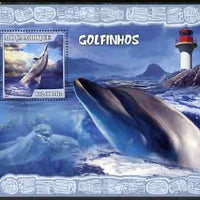 Mozambique 2007 Dolphins & Lighthouses perf souvenir sheet unmounted mint Yv 164