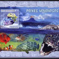 Mozambique 2007 Poisonous Fish perf souvenir sheet unmounted mint Yv 172