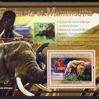 Guinea - Conakry 2007 Elephants & Mammoths perf souvenir sheet #1 unmounted mint Yv 546