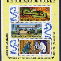 Guinea - Conakry 1967 Snakes m/sheet, SG MS 602