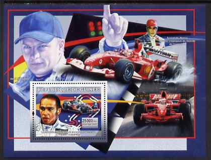 Guinea - Conakry 2007 Sports - Formula 1 perf souvenir sheet unmounted mint Yv 465