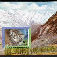 Tadjikistan 1996 WWF - Cats unmounted mint m/sheet (without WWF logo)