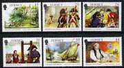 Jersey 1991 175th Death Anniversary of Philippe D'Auvergne set of 6 unmounted mint, SG 539-44