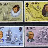 Jersey 1976 Bicentenary of American Independence set of 4 unmounted mint, SG 160-63