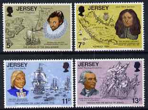 Jersey 1976 Bicentenary of American Independence set of 4 unmounted mint, SG 160-63