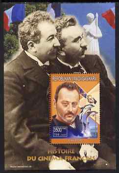 Madagascar 1999 French Cinema Stars perf m/sheet #5 showing Jean Reno unmounted mint. Note this item is privately produced and is offered purely on its thematic appeal