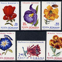 Rumania 1971 Flowers set of 6 unmounted mint, SG 3818-23, Mi 2940-45