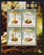 Malawi 2008 Fungi #2 imperf sheetlet containing 4 values, each with Scout logo unmounted mint