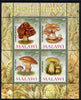 Malawi 2008 Fungi #3 perf sheetlet containing 4 values, each with Scout logo unmounted mint