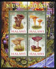 Malawi 2008 Fungi #4 perf sheetlet containing 4 values, each with Scout logo unmounted mint