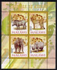 Malawi 2008 Animals of Africa #1 perf sheetlet containing 4 values, each with Scout logo unmounted mint