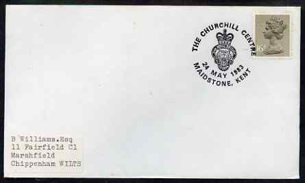 Postmark - Great Britain 1983 cover bearing special cancellation for Churchill Centre (Maidstone)