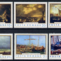 Rumania 1971 Marine Paintings set of 6 unmounted mint, Mi 2971-76, SG 3835-40