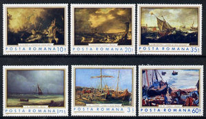 Rumania 1971 Marine Paintings set of 6 unmounted mint, Mi 2971-76, SG 3835-40