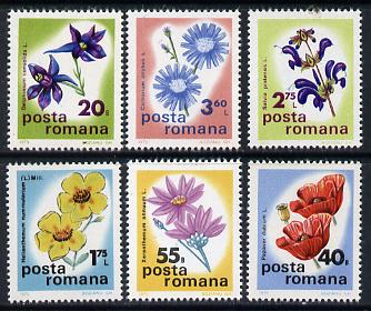 Rumania 1975 Botanical Conference set of 6 unmounted mint, SG 4157-62,,Mi 3285-90*