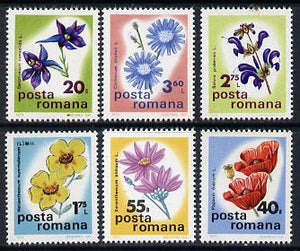 Rumania 1975 Botanical Conference set of 6 unmounted mint, SG 4157-62,,Mi 3285-90*