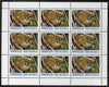 Angola 1999 Birds 50,000k from Flora & Fauna def set complete perf sheet of 9 each opt'd in gold with France 99 Imprint with Chess Piece and inscribed Hobby Day, unmounted mint. Note this item is privately produced and is offered ……Details Below