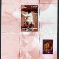 Congo 2000 Film Stars & Tiger Woods perf s/sheet #1 unmounted mint. Note this item is privately produced and is offered purely on its thematic appeal